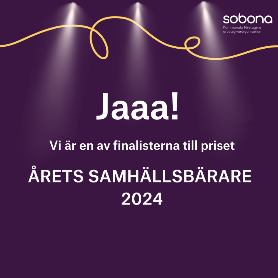 Uppsala Vatten finalist i Årets Samhällsbärare 2024